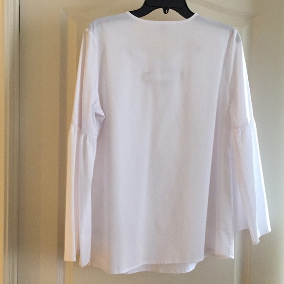 Brand new MICHAEL Michael Kors white blouse sz M - Picture 3 of 4